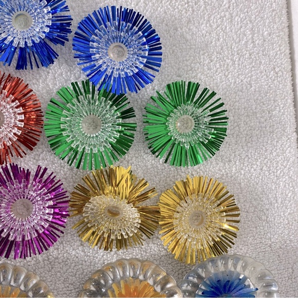 Vintage Holiday Christmas Tree Light Reflectors Lot - Picture 6 of 13